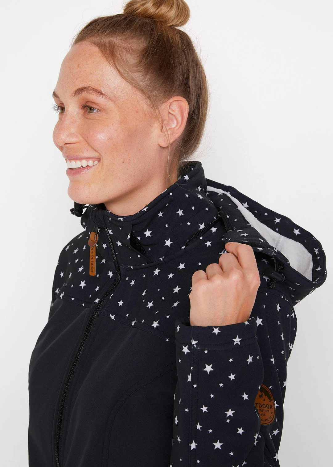 Parka en softshell technique avec doublure polaire douillette