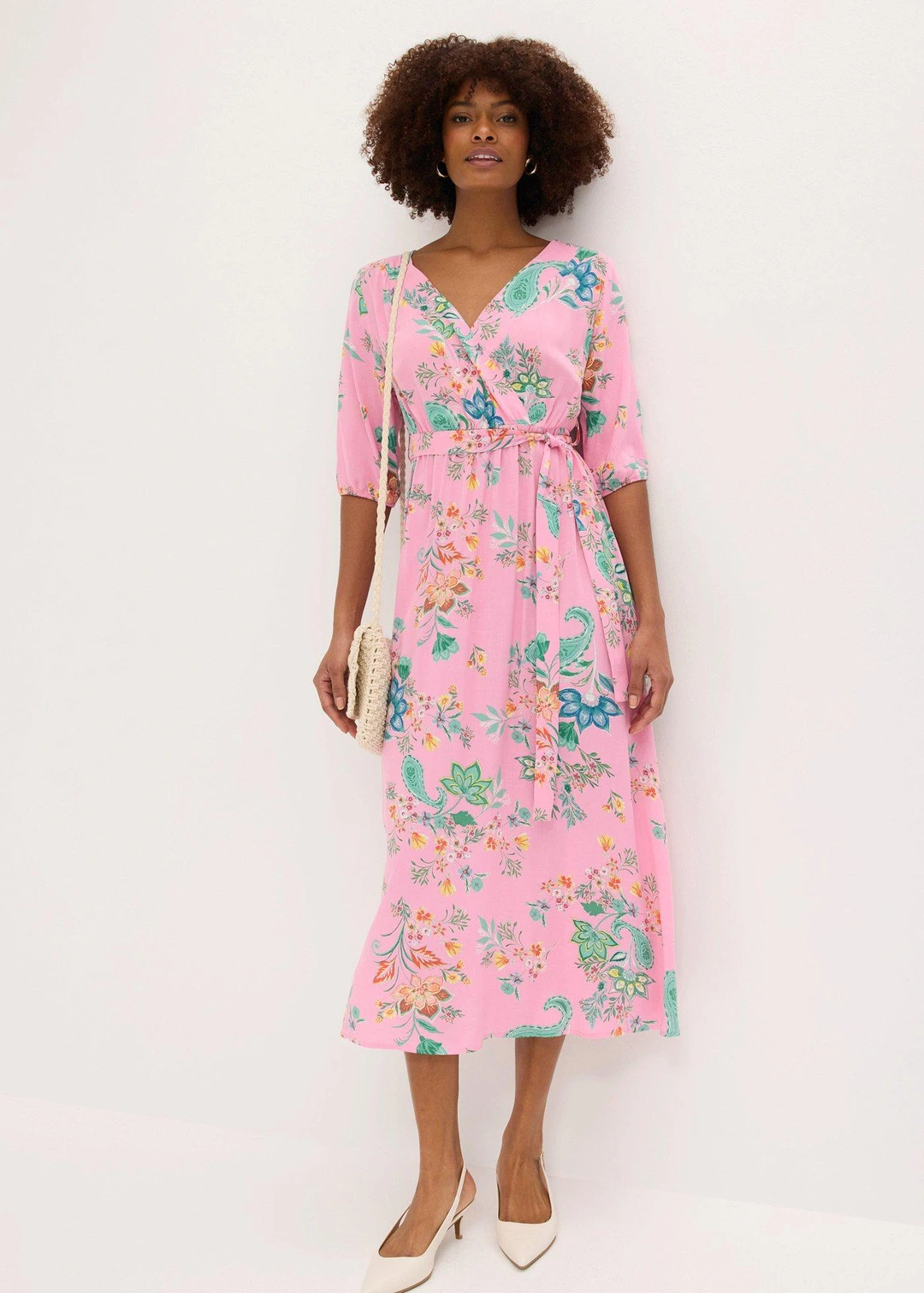 Robe midi en viscose fluide - 2
