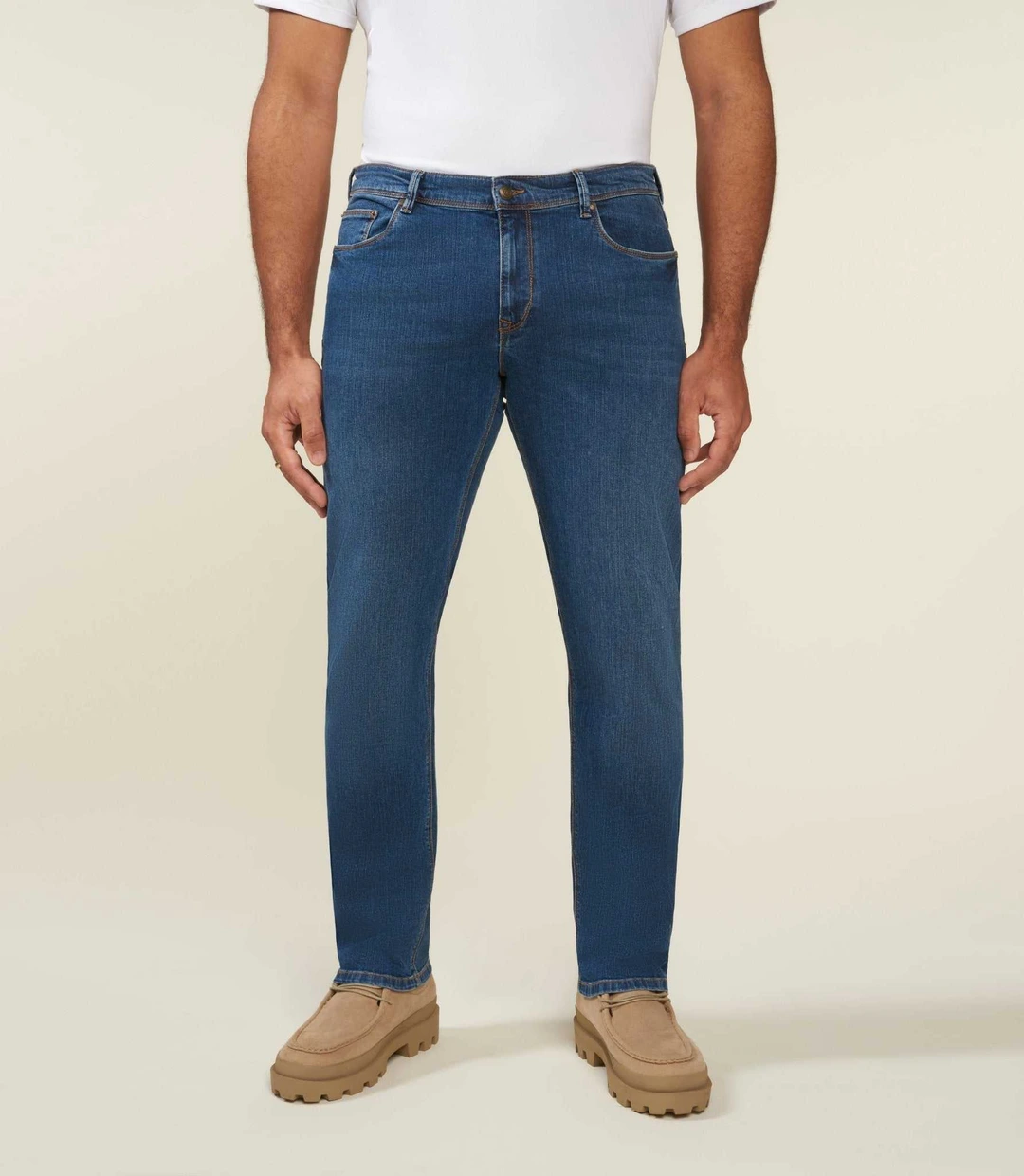 IZAC - Jean straight permanent bleu moyen EDITIONBT