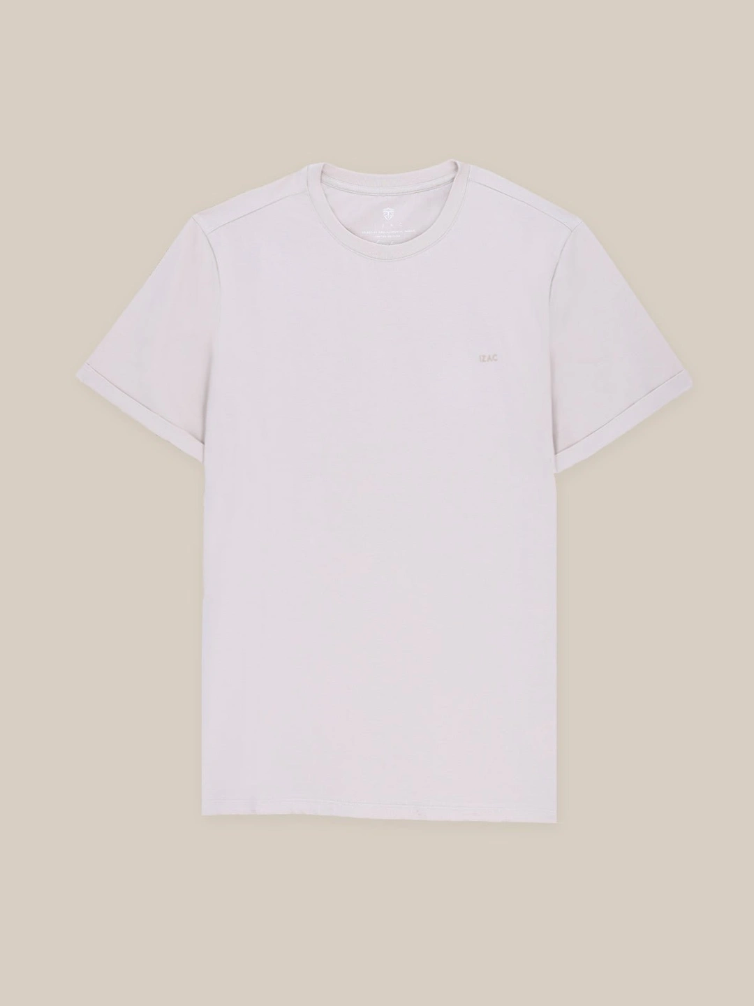IZAC - T-shirt col rond beige