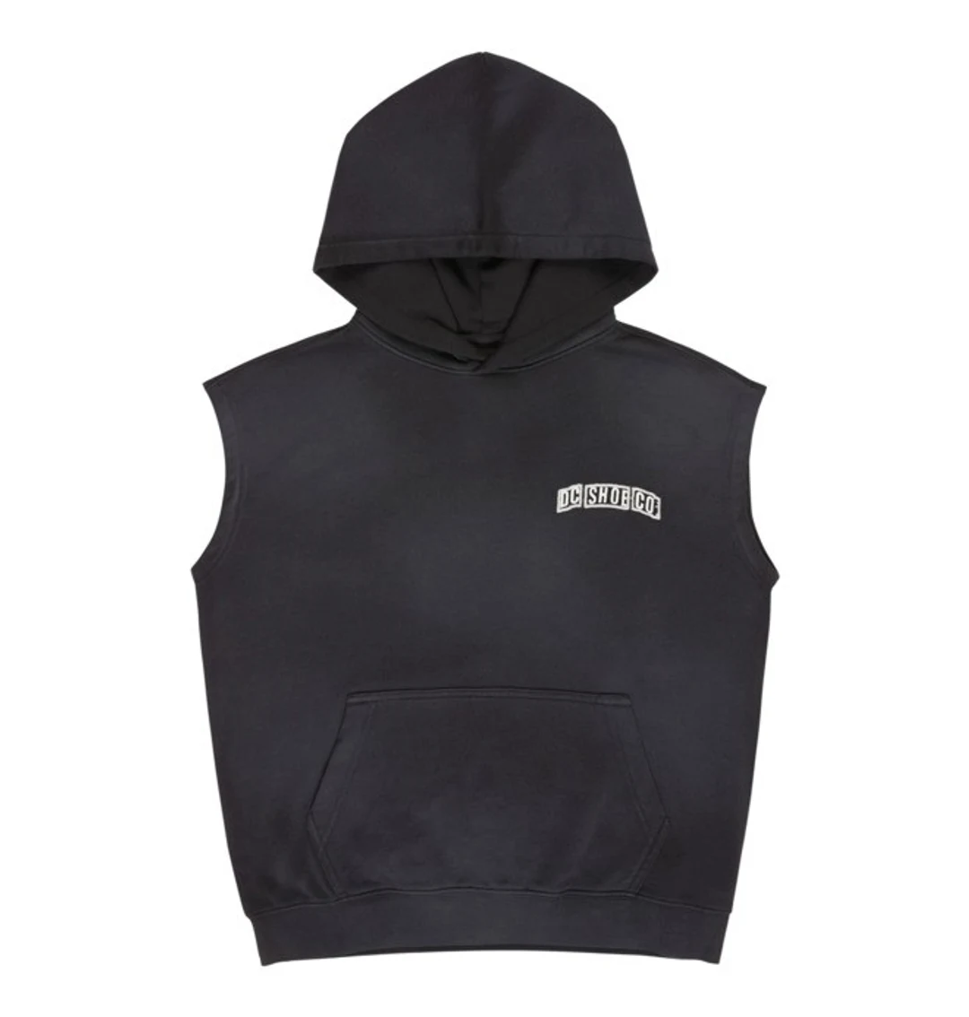 Gunner - Sweat à capuche sans manches Noir Garçon 8-16 ans