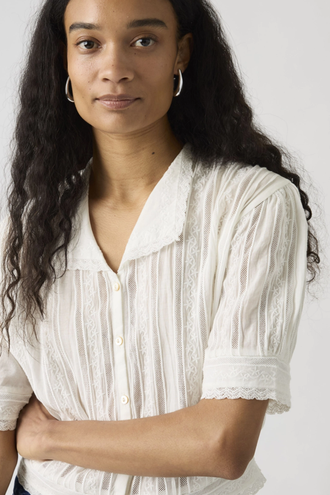 Levi's Blouse Bandit - Femme - Blanc / Bandit Blouse Rinse - XS - 2