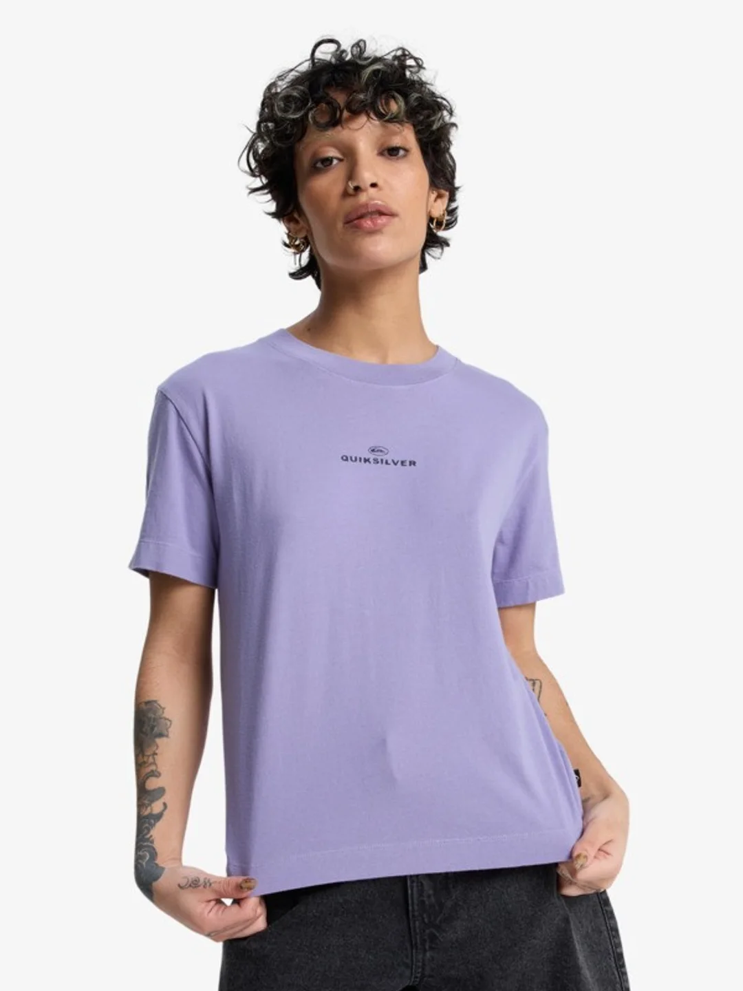 Standard - T-Shirt à manches courtes pour Femme Violet