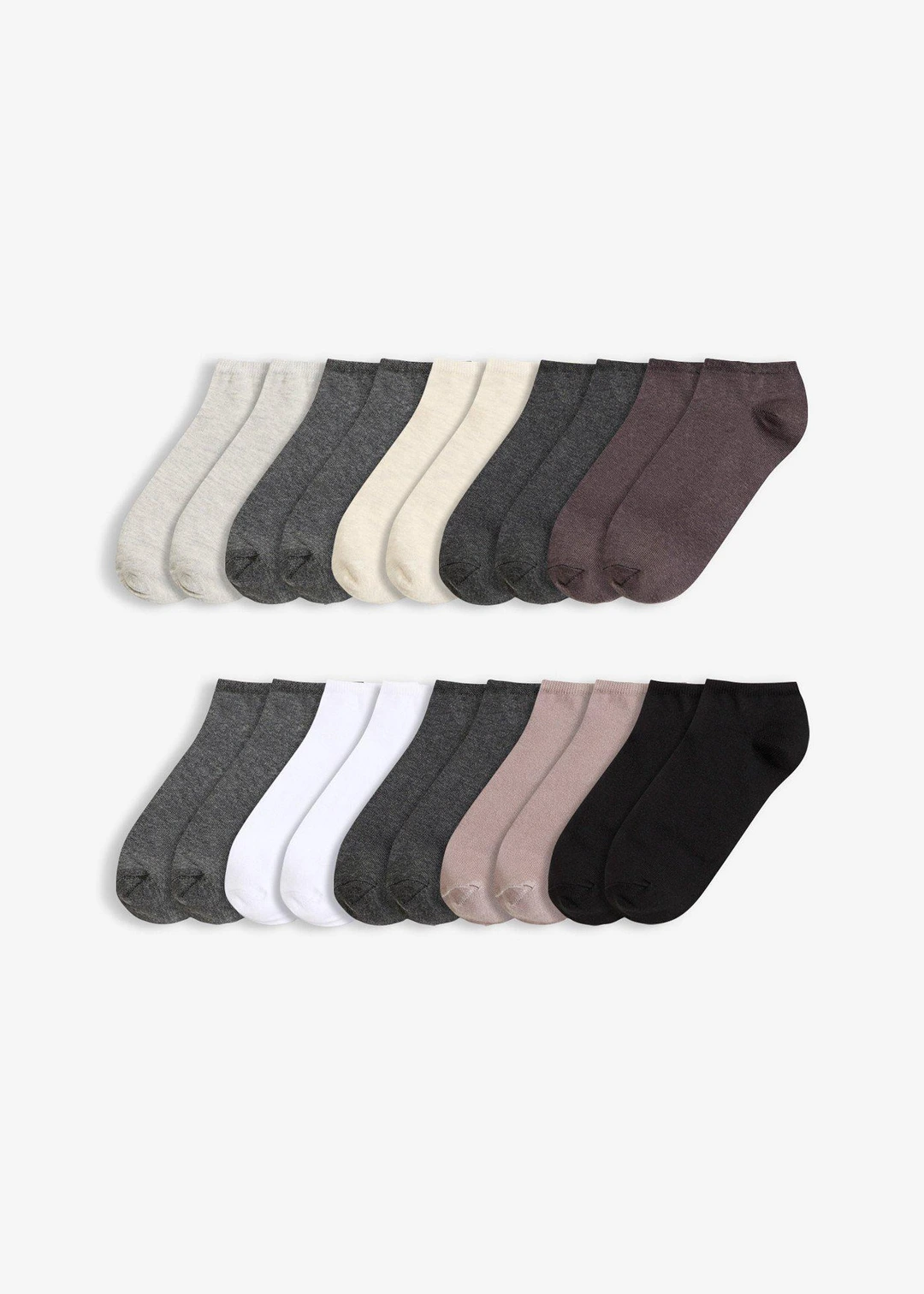 Lot de 20 paires de chaussettes courtes