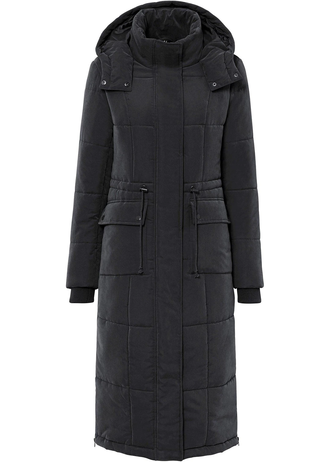 Manteau d’hiver avec fermetures zippées sur les côtés
