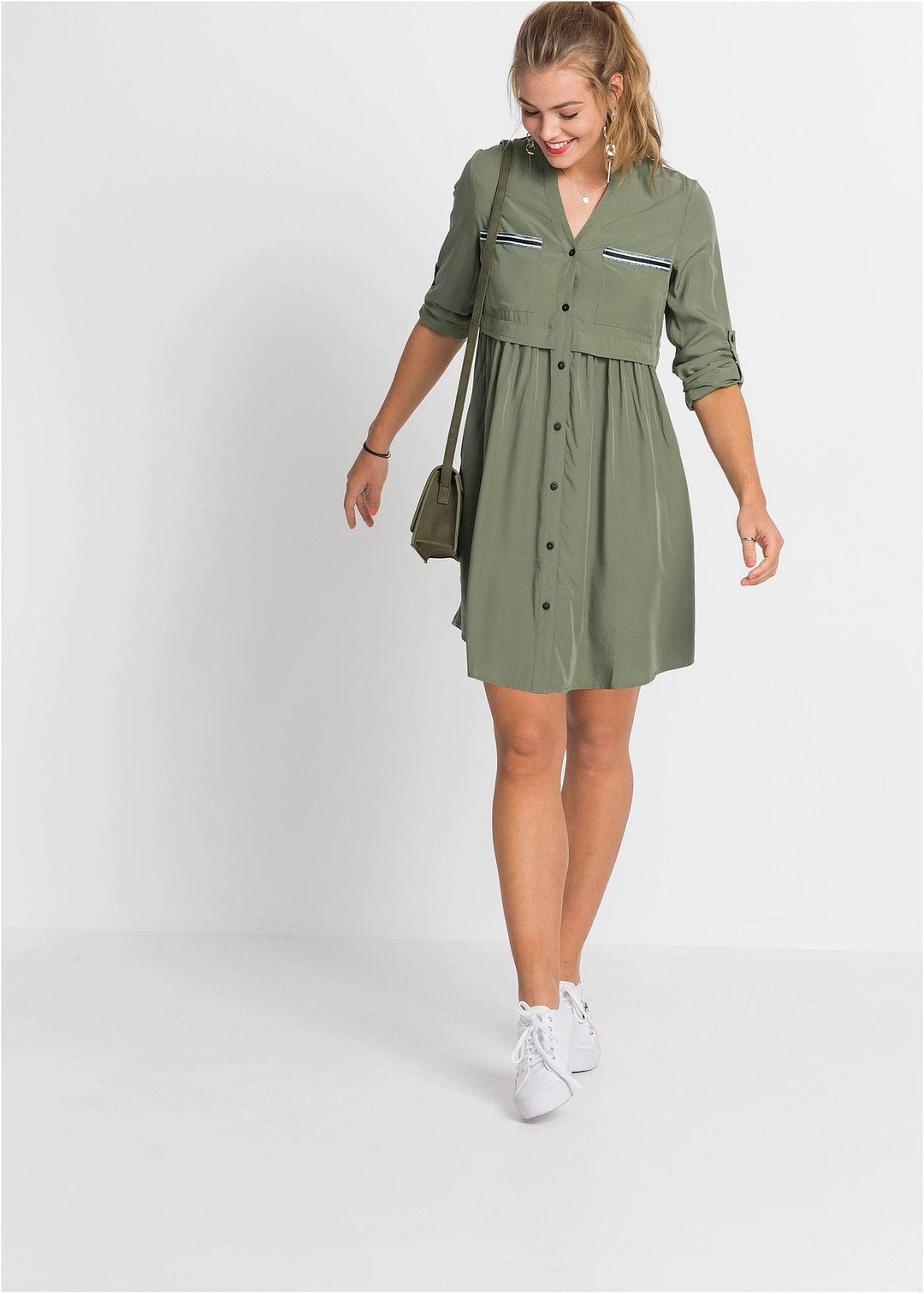Robe-chemise courte