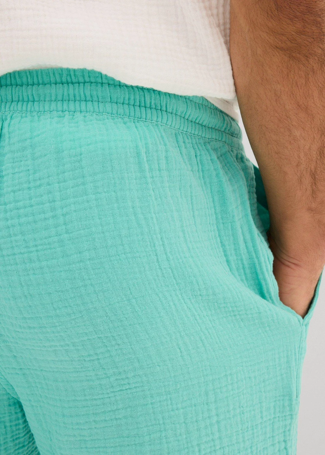 Short en gaze 100% coton, Regular - 3
