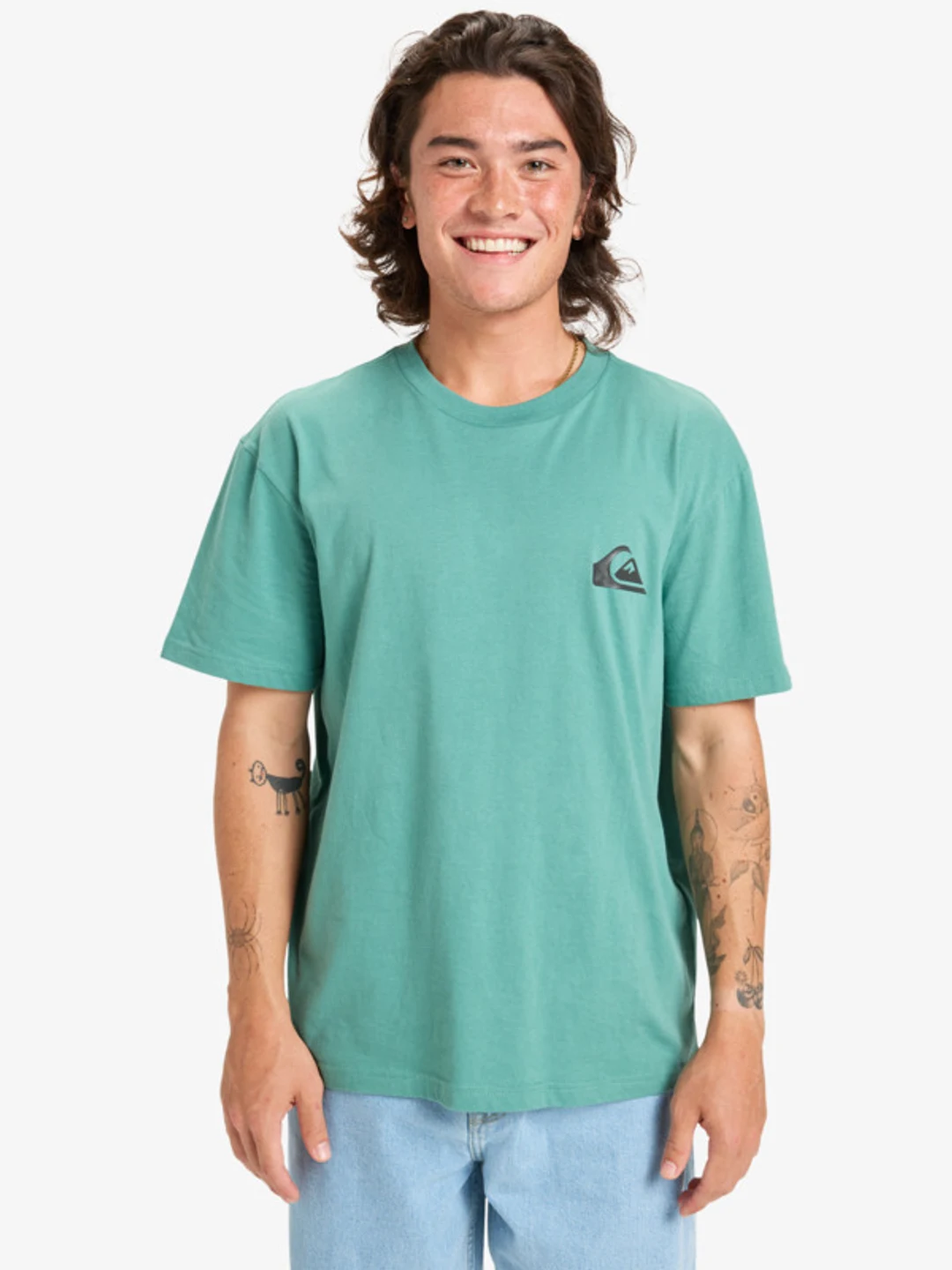 Ev Mini Logo - T-Shirt à manches courtes pour Homme Noir