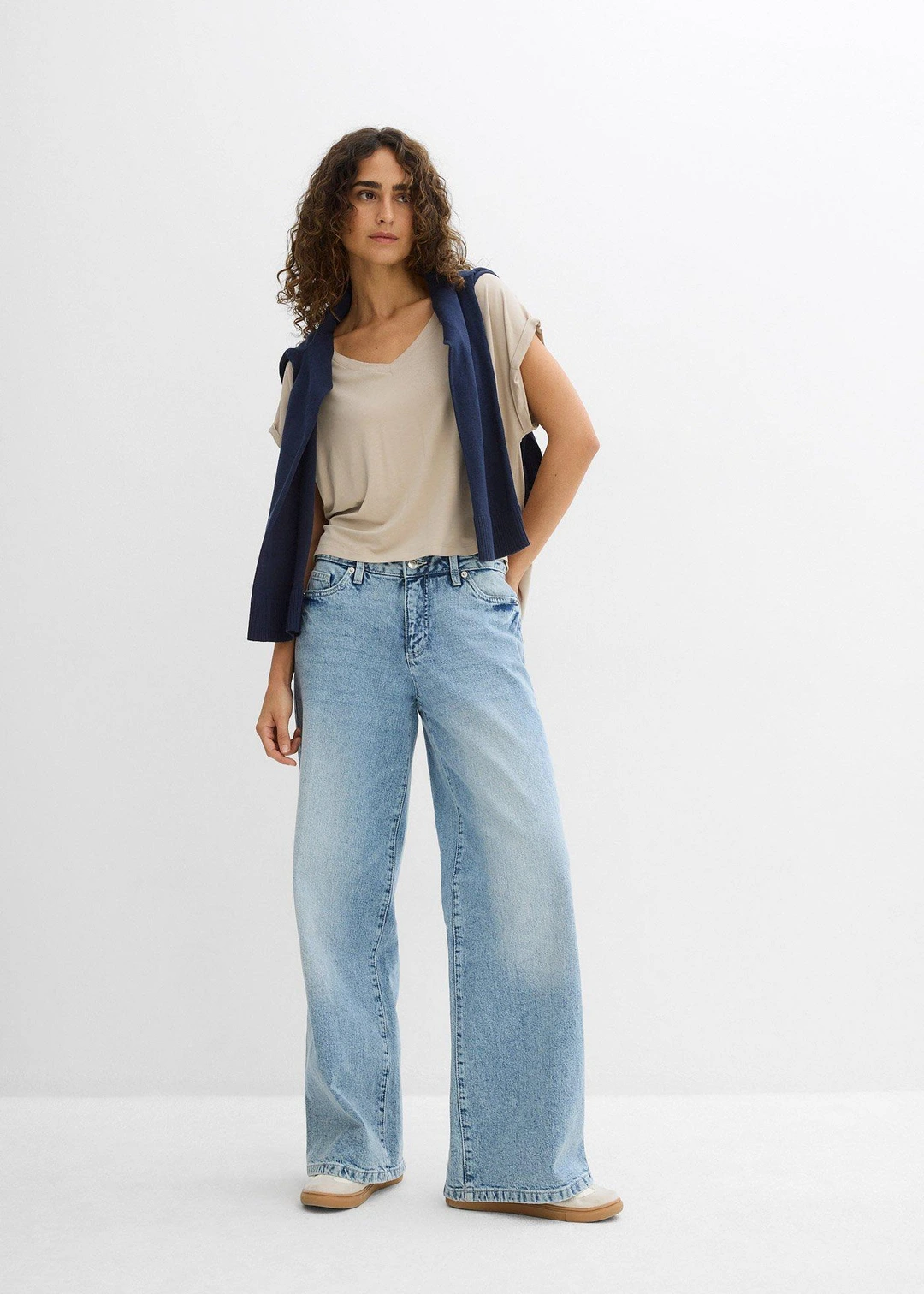 T-shirt fluide oversize en viscose mélangée - 2