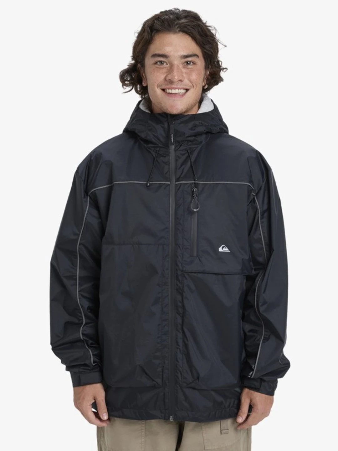 Full Rig - Veste imperméable à capuche pour Homme Beige