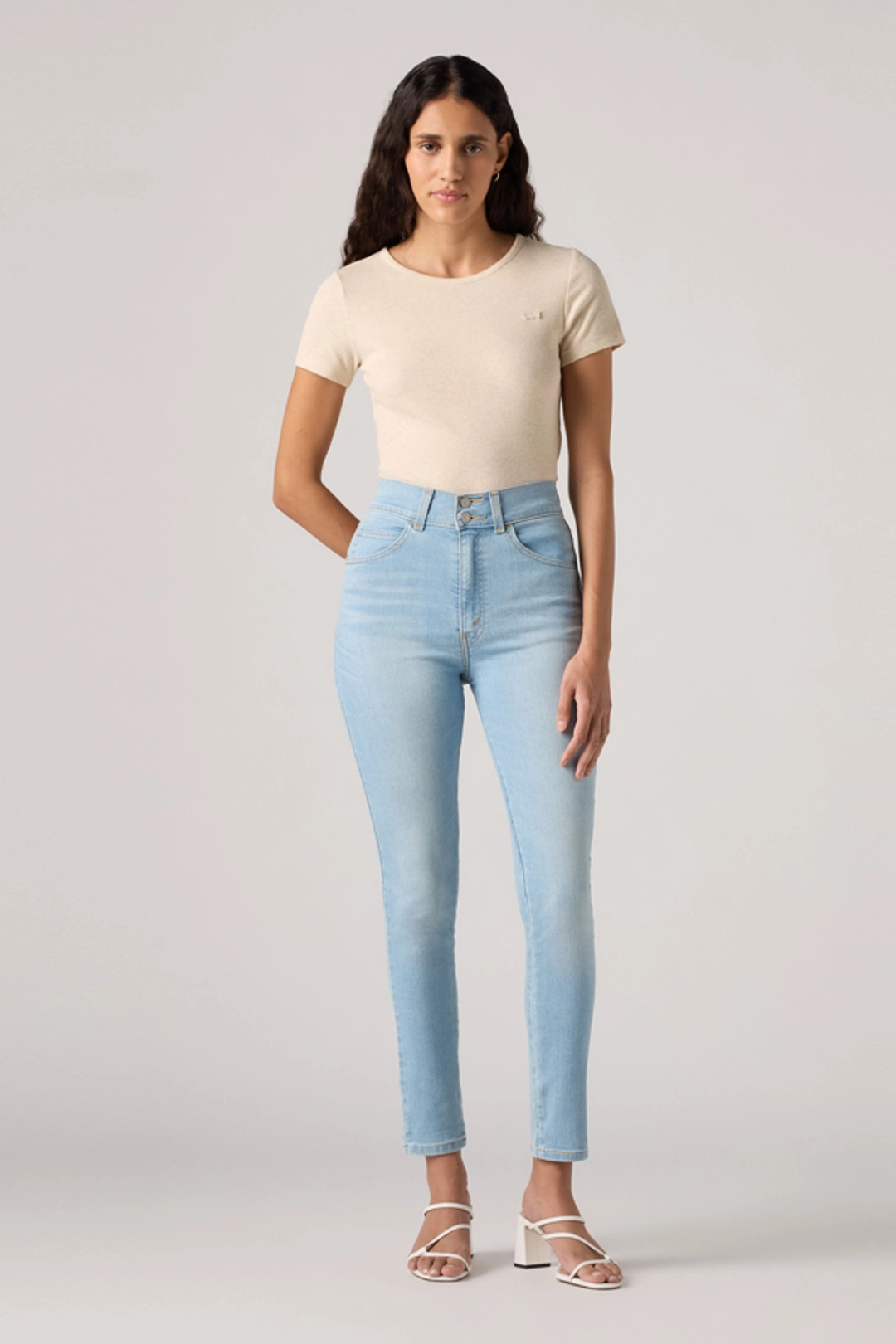 Levi's Jean Taille Haute Skinny Rétro - Femme - Noir / Soft Black - 34X32