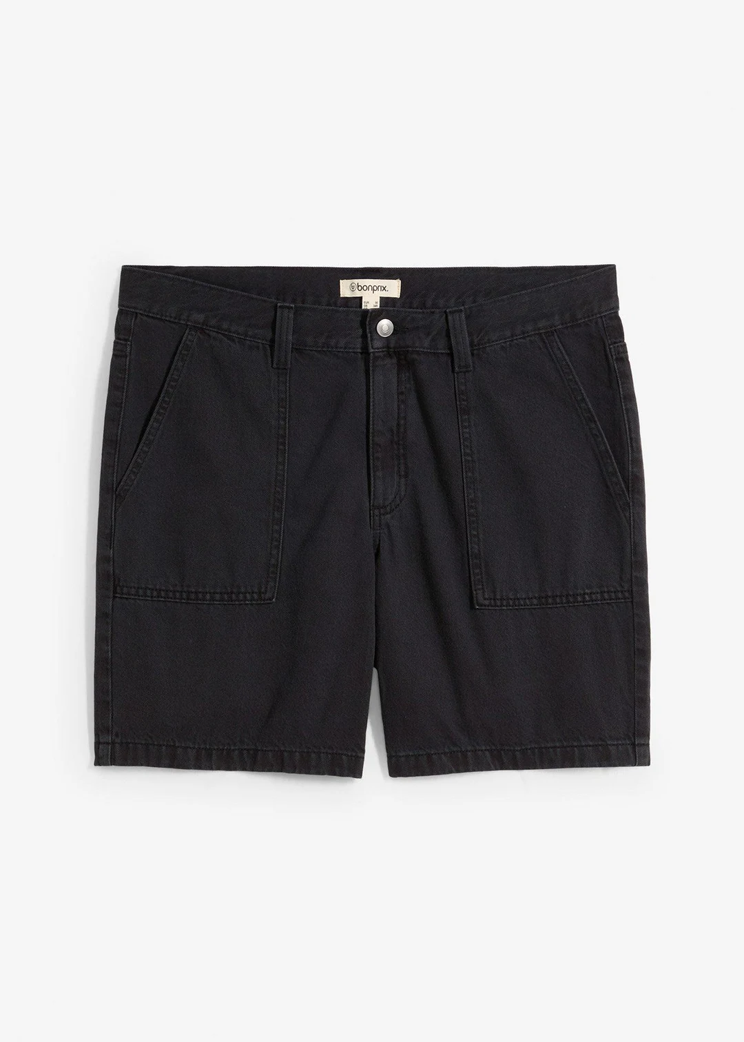 Short en twill 100% coton, loose