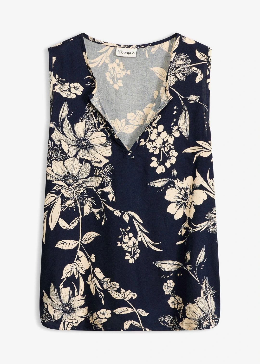 Blouse sans manches en viscose