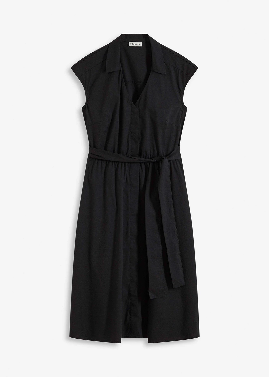 Robe-chemise avec ceinture à nouer