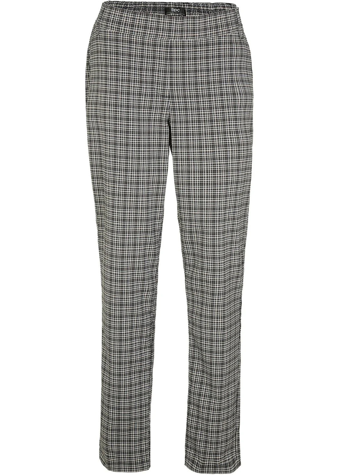 Pantalon taille extensible à carreaux