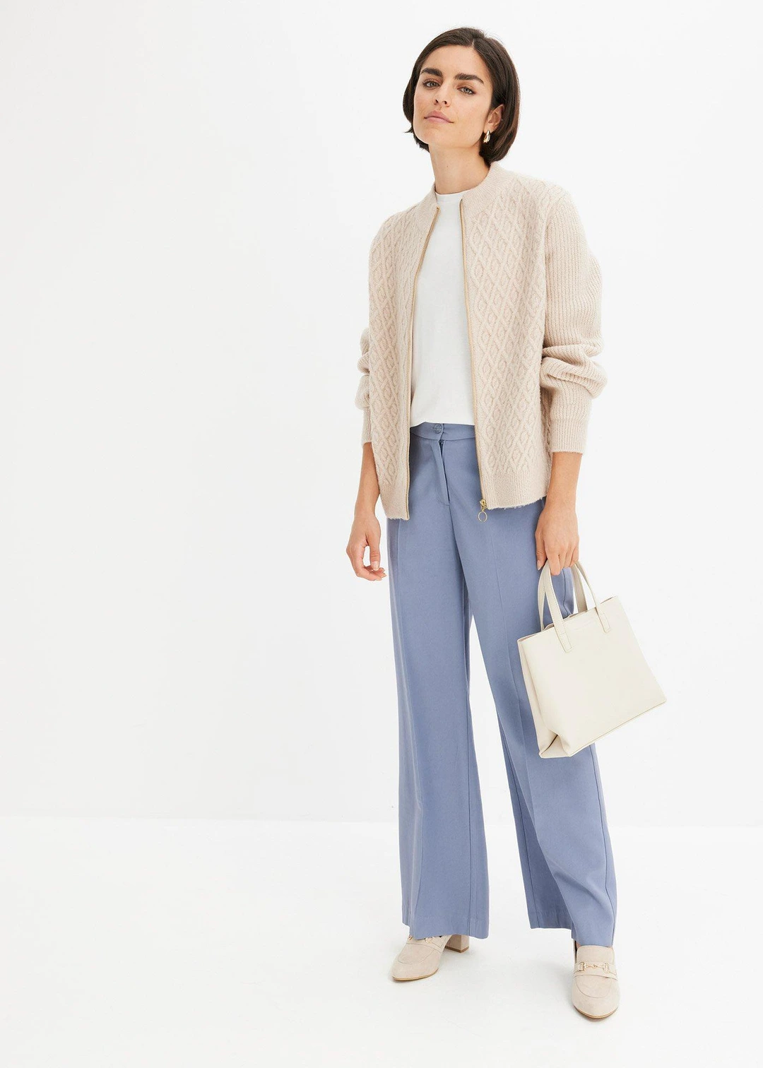 Pantalon large et léger à pinces - 2