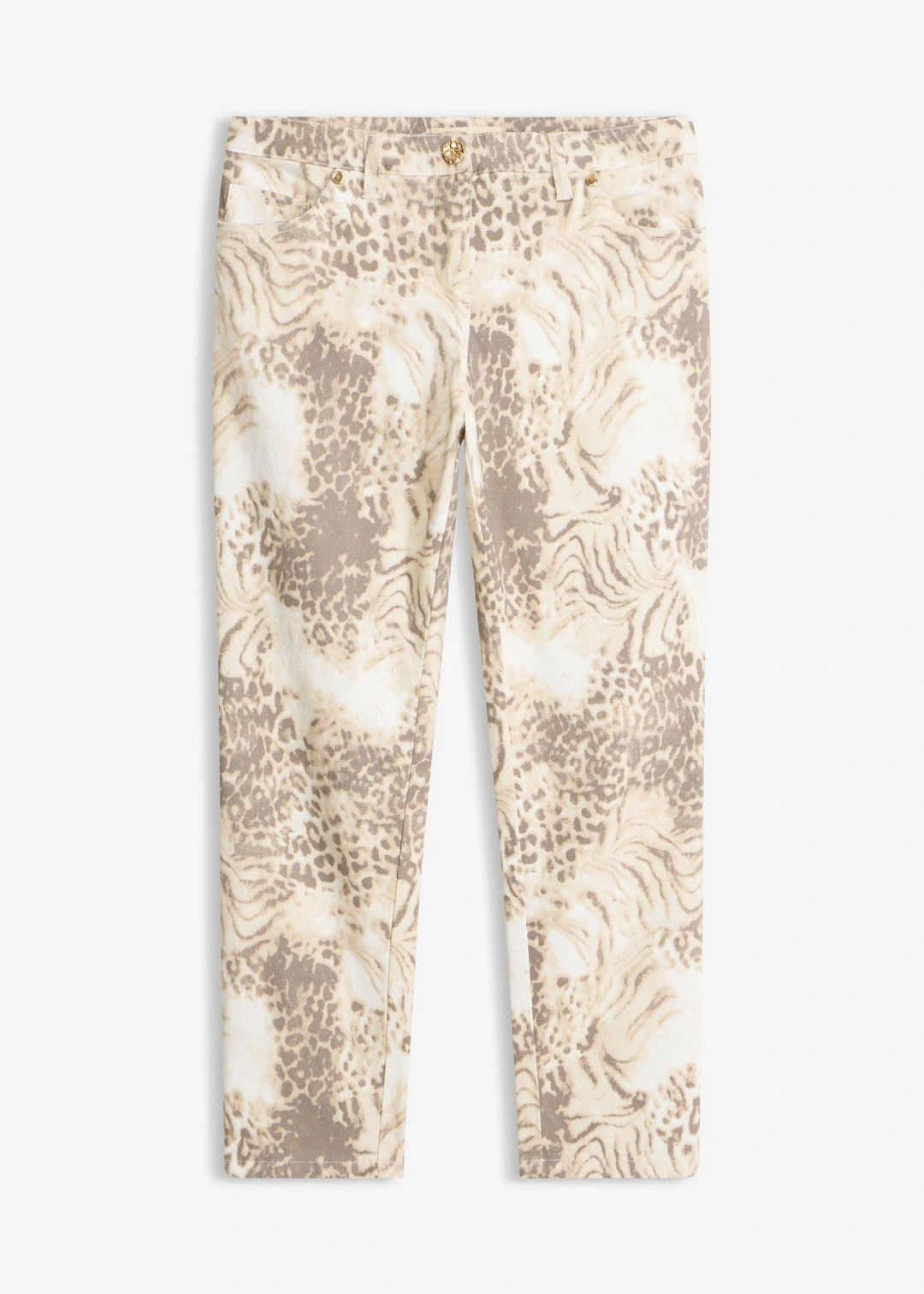 Pantalon extensible 7/8 imprimé