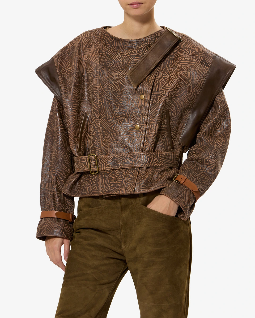 Veste Erine - Femme - Chocolat - Taille 40 - 5