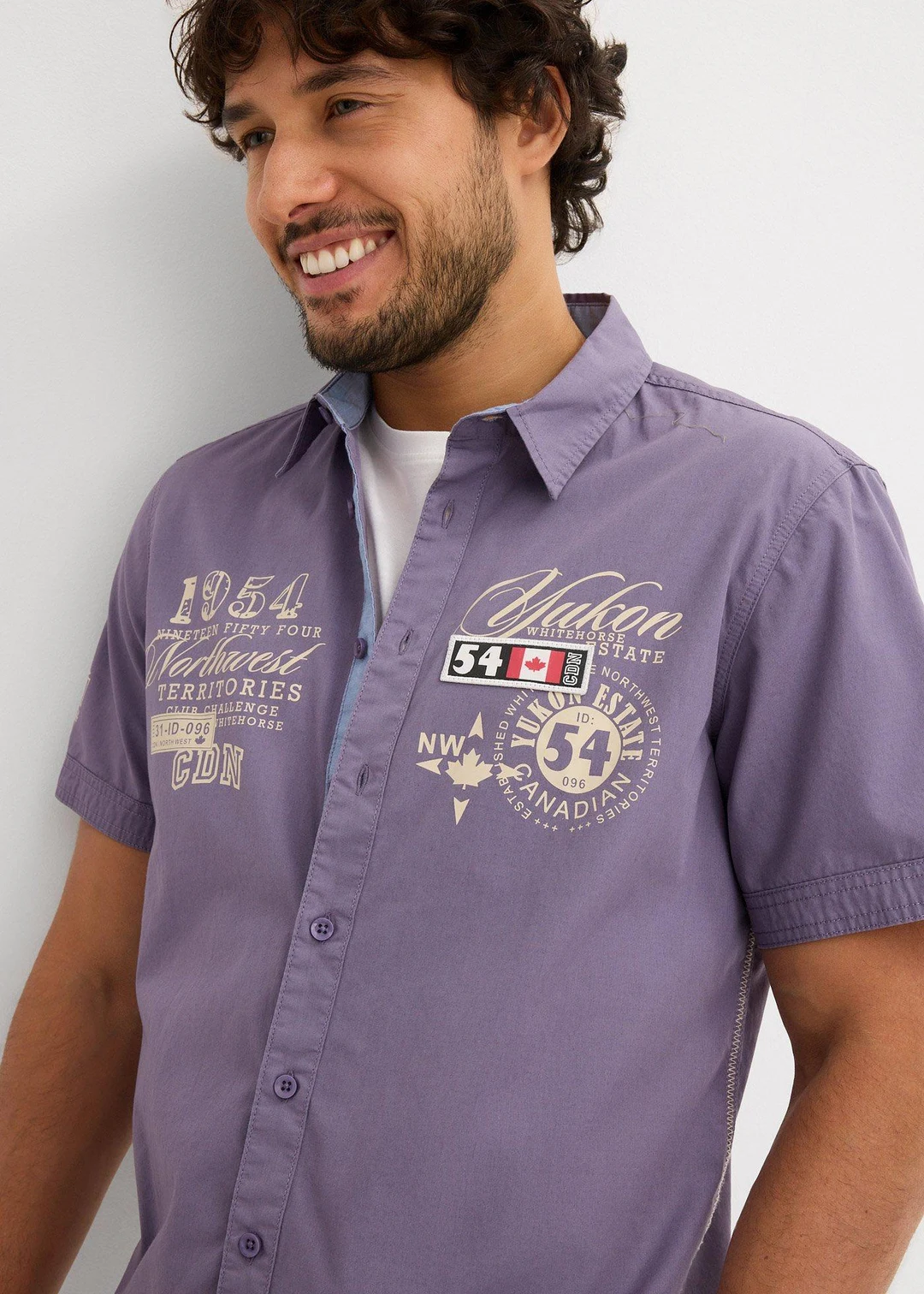 Chemise manches courtes, coupe slim - 3