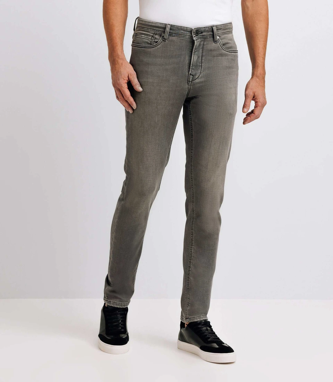 IZAC - Jean slim gris moyen