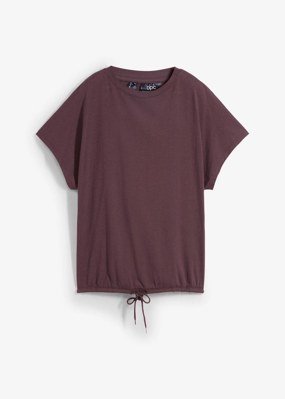 T-shirt avec détail noué à la base