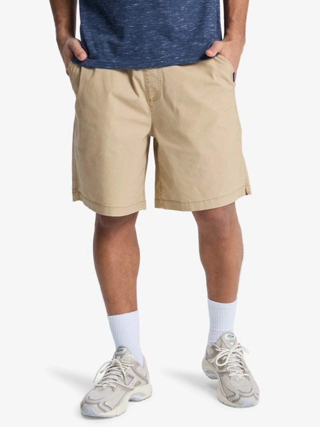 Taxer 19" - Short taille élastique pour Homme Noir
