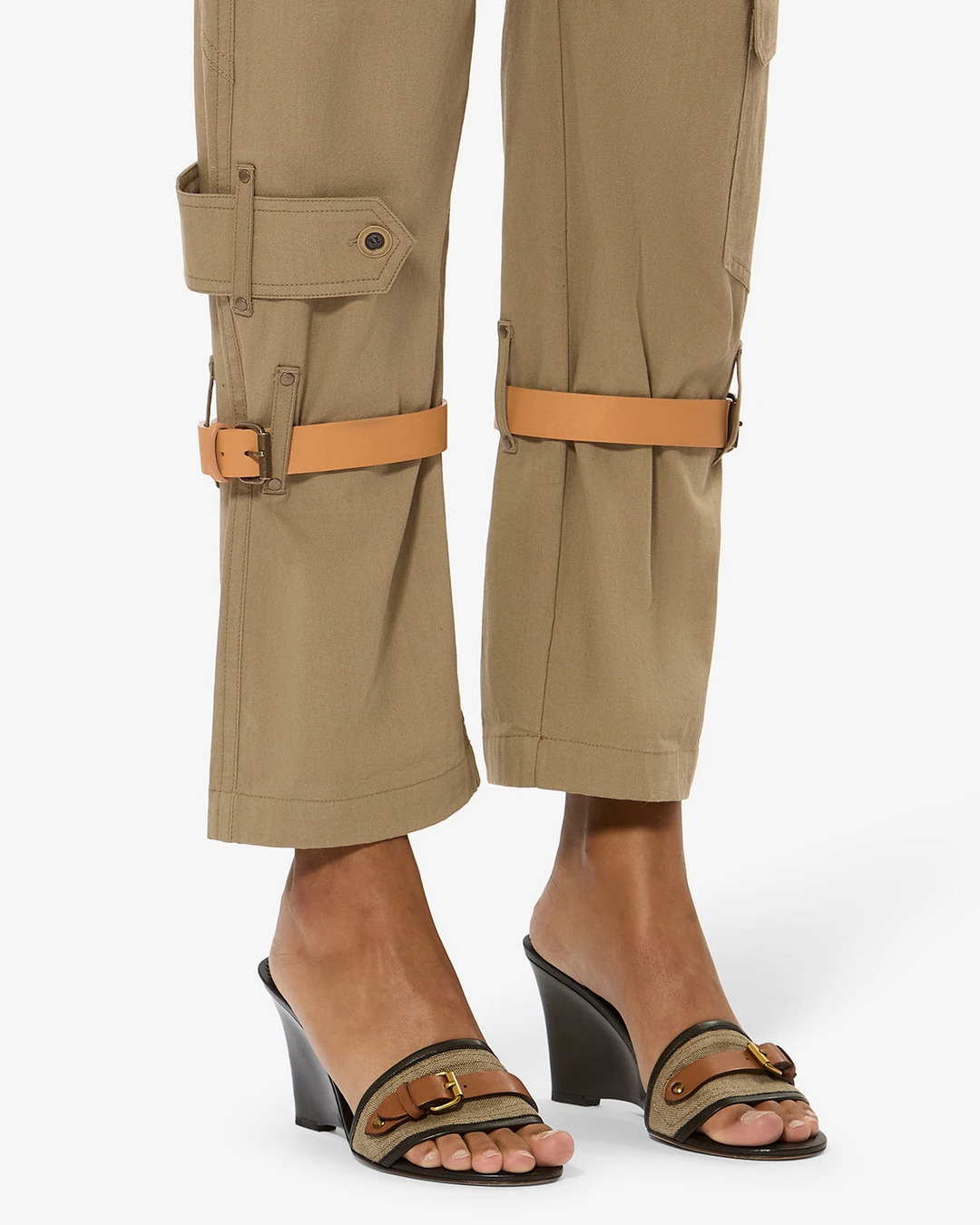 Pantalon Brinda - Femme - Kaki - Taille 42 - 7