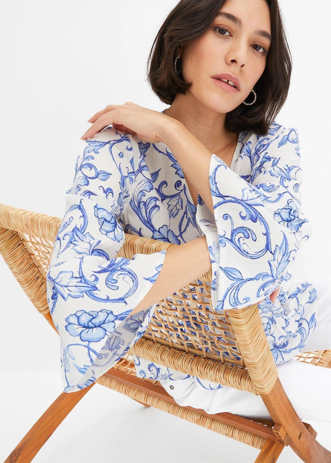 Blouse en viscose texturée - 3