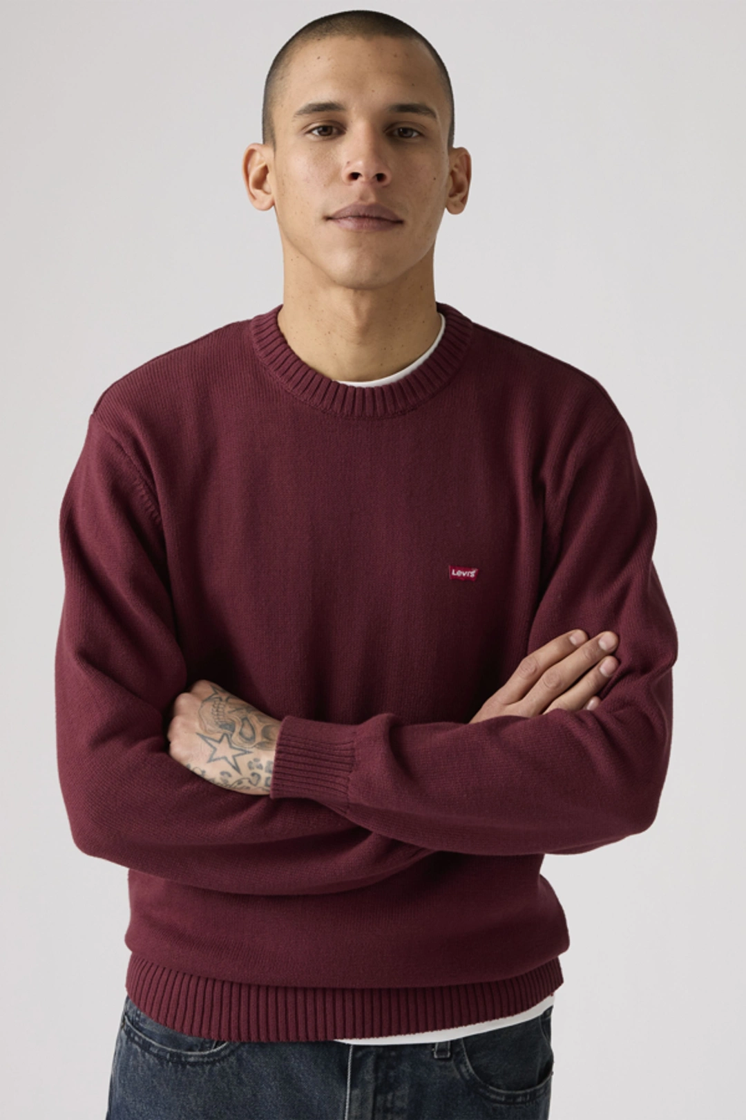 Levi's Sweat Classic Housemark - Homme - Vert / Marl Kambaba / Phantom - L
