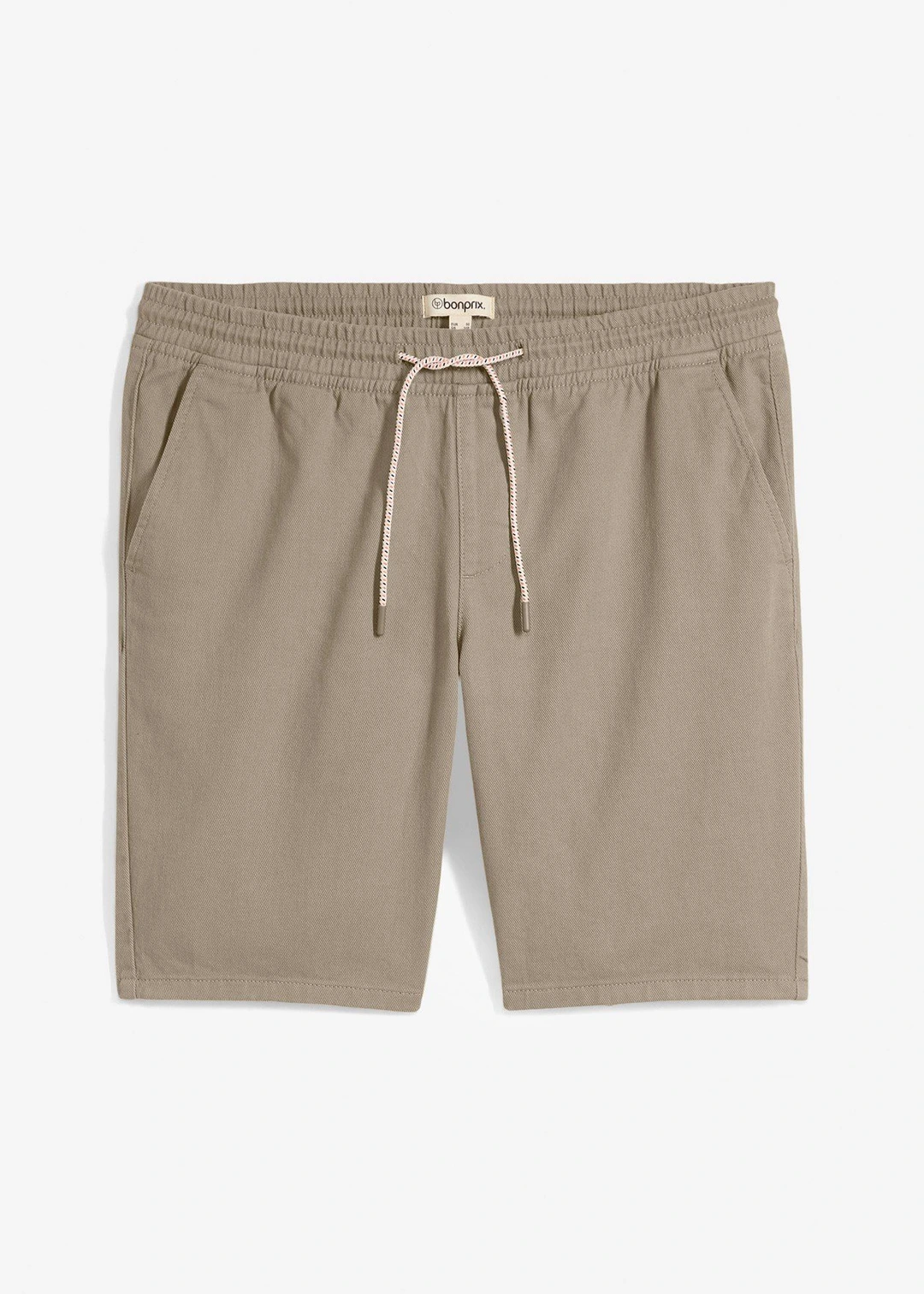 Bermuda 100% coton à taille élastiquée, regular