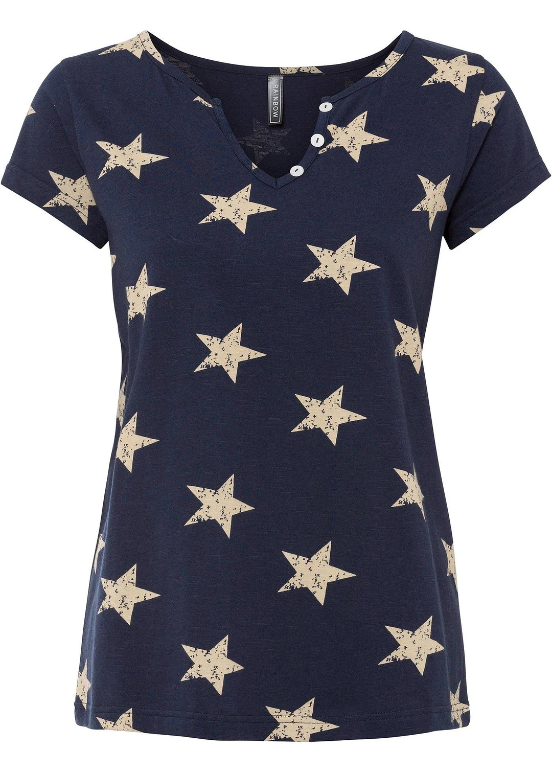 T-shirt 100% coton imprimé étoiles