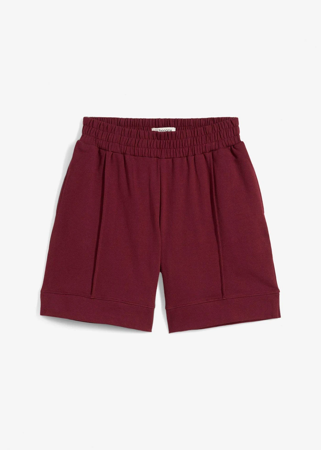 Short sweat en coton mélangé
