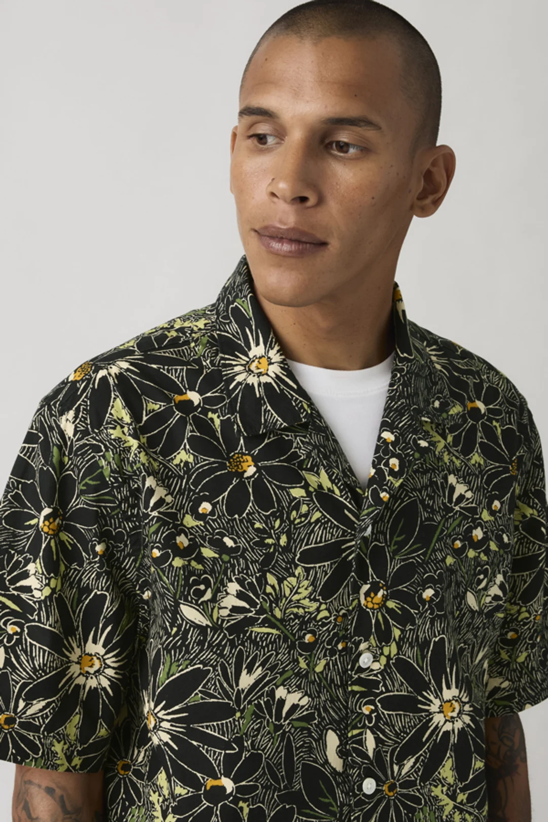 Levi's Chemise Camp Sunset - Homme - Bleu / Felix Indigo Dobby - 2XL - 2