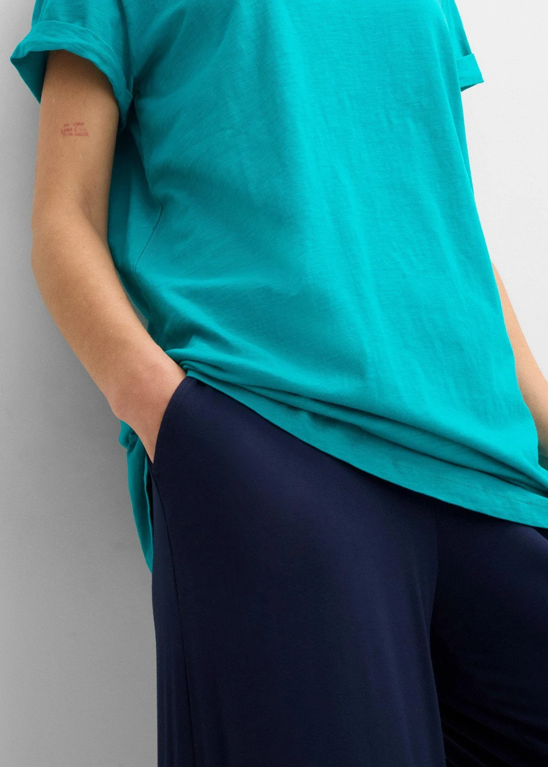 T-shirt long 100% coton