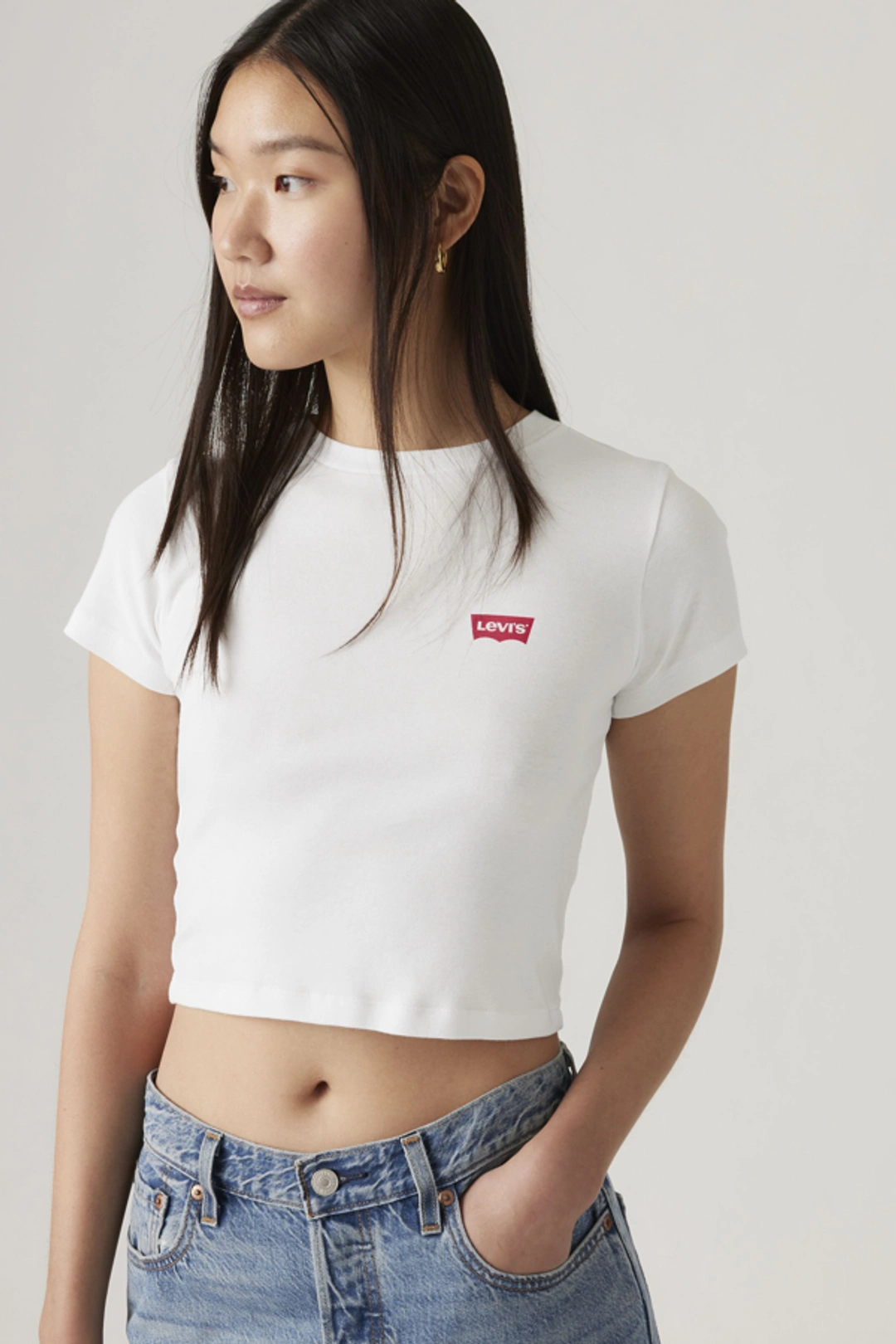 Levi's T Shirt Sportif Essential - Femme - Blanc / White + - XS