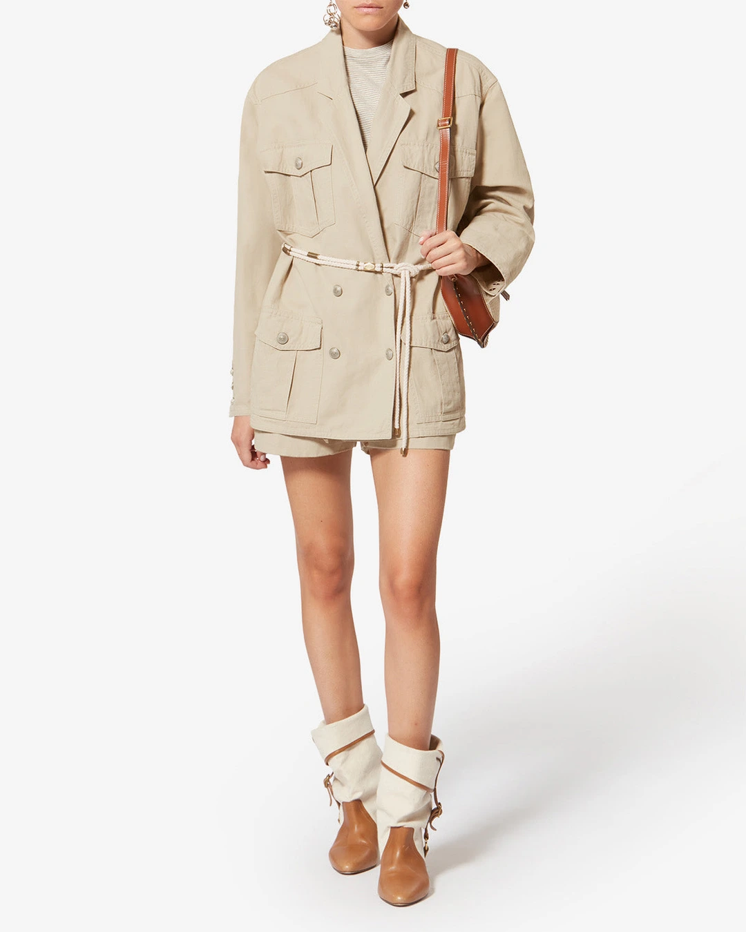 Veste Nevala - Femme - Beige - Taille 42 - Marant Étoile - 4