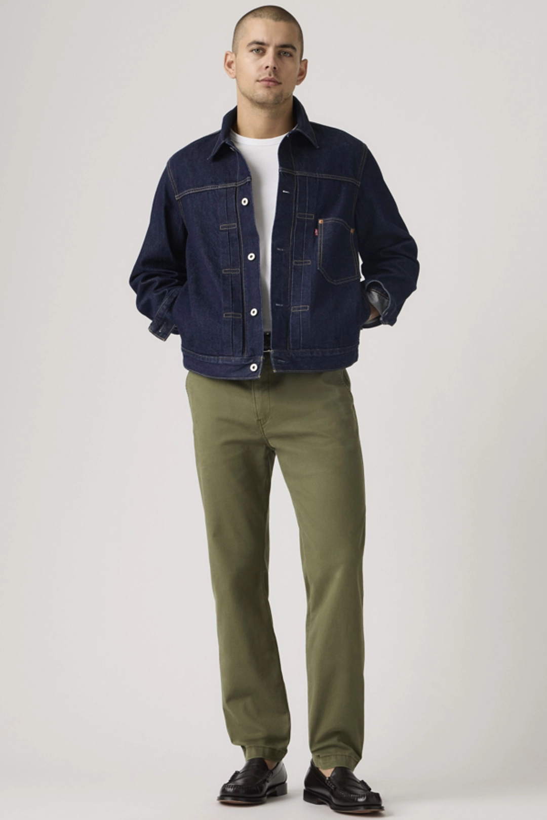 Levi's Pantalon XX Chino Standard Taper - Homme - Beige / True Chino Shady - 38X32