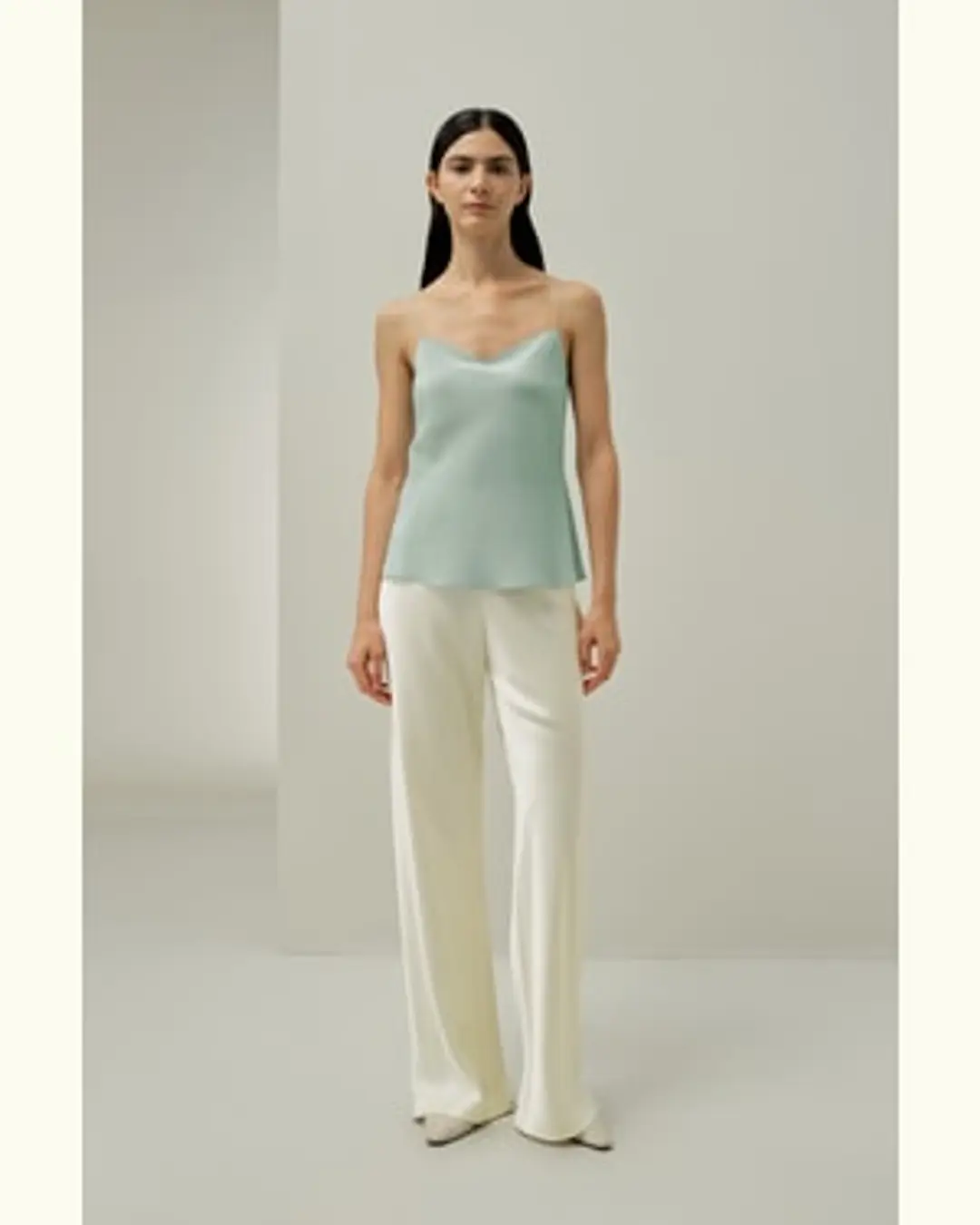 LILYSILK Caracos En Soie Coupe Ajustée Soie De Haute Qualité Style D'Affaires Léger Et Résistant Aux Rides Menthe Verte M