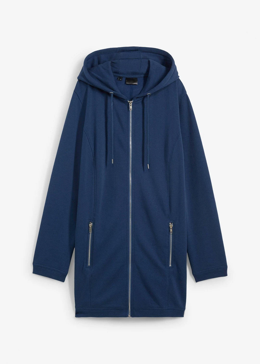 Long sweat zippé avec poches zippées