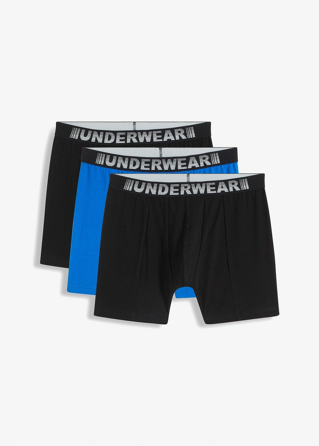 Lot de 3 boxers coton mi-longs