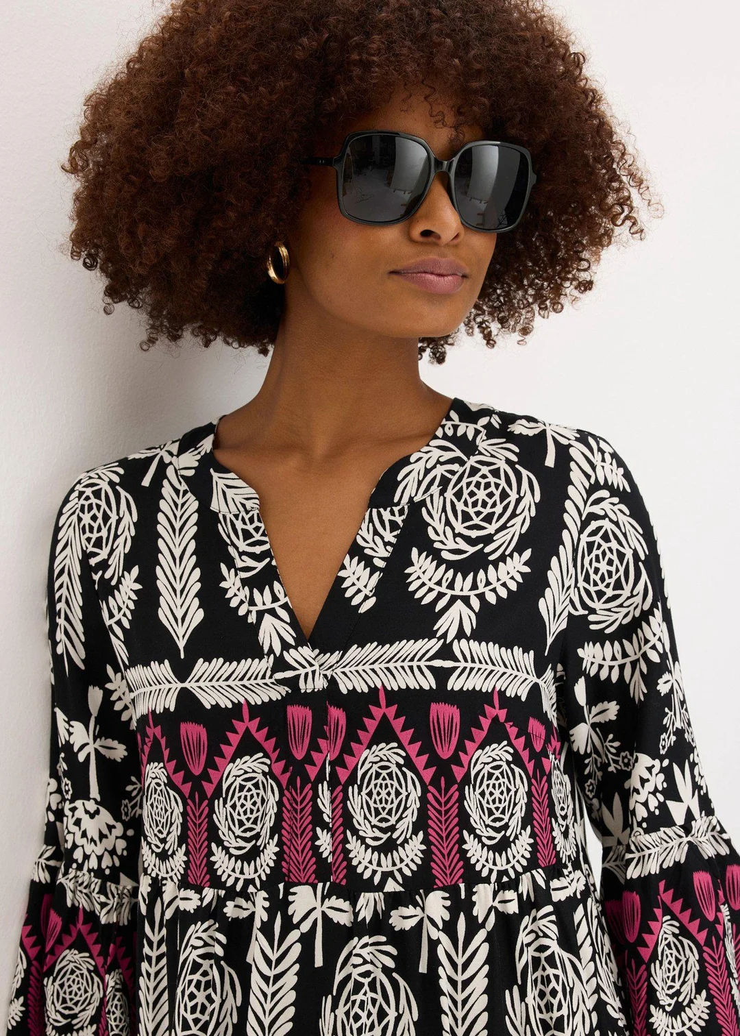 Robe longue en viscose fluide - 3