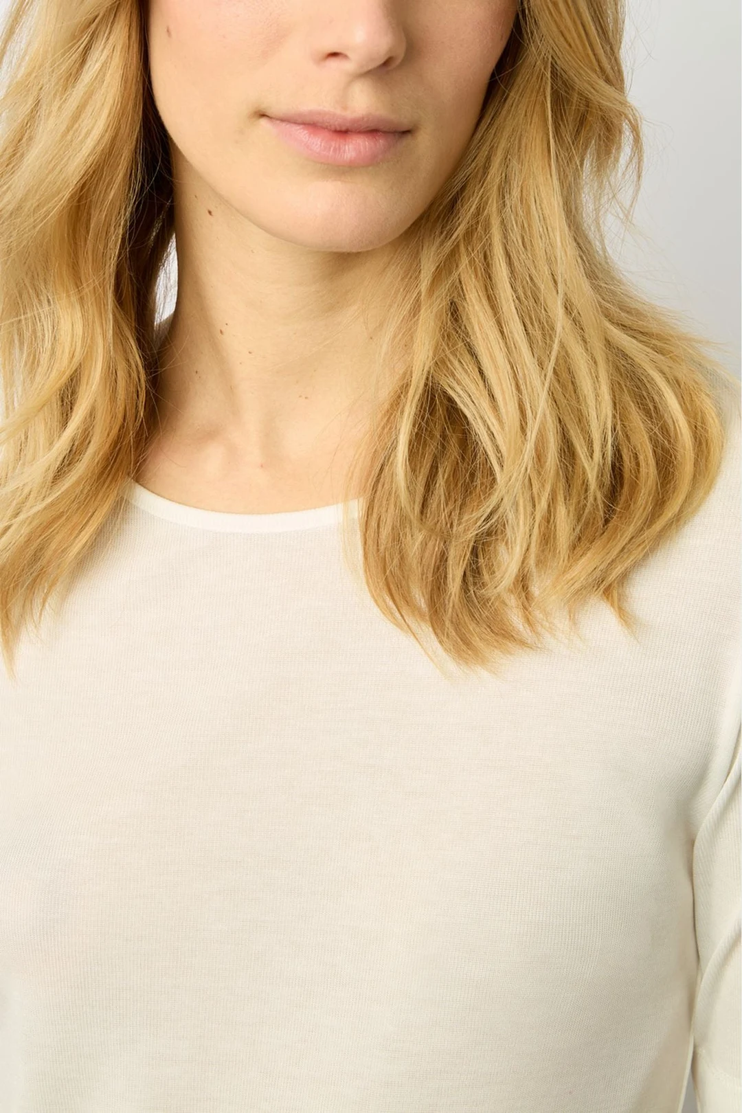 T-shirt à fines côtes - MAGGIE - Blanc - 3