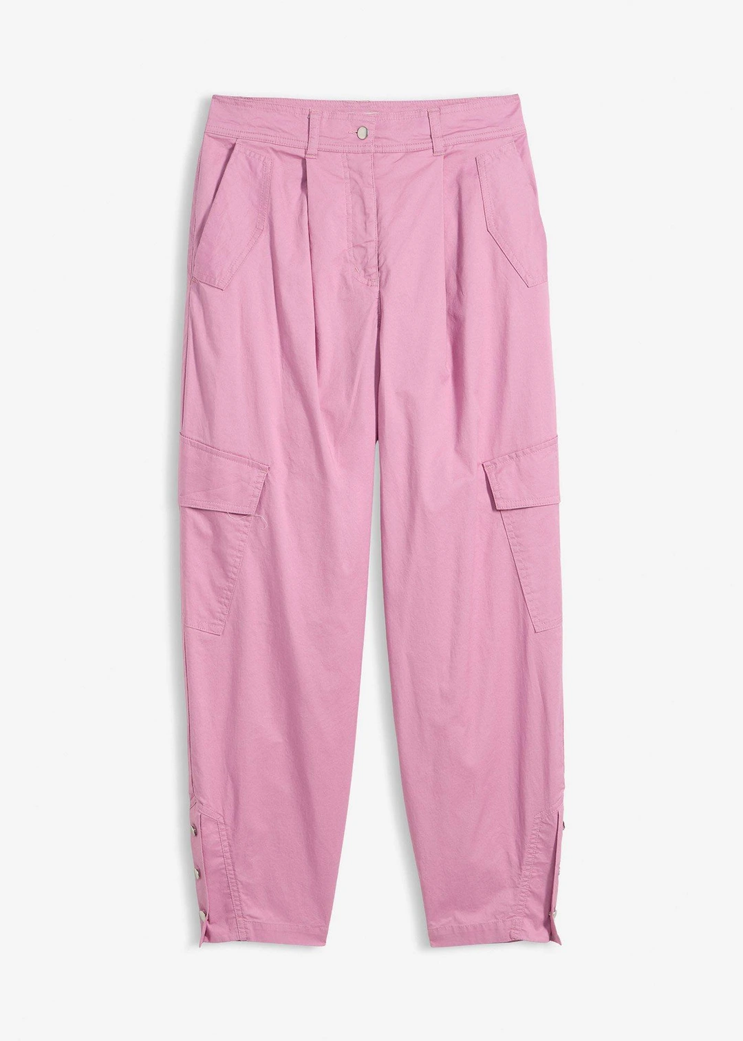 Pantalon cargo en coton extensible