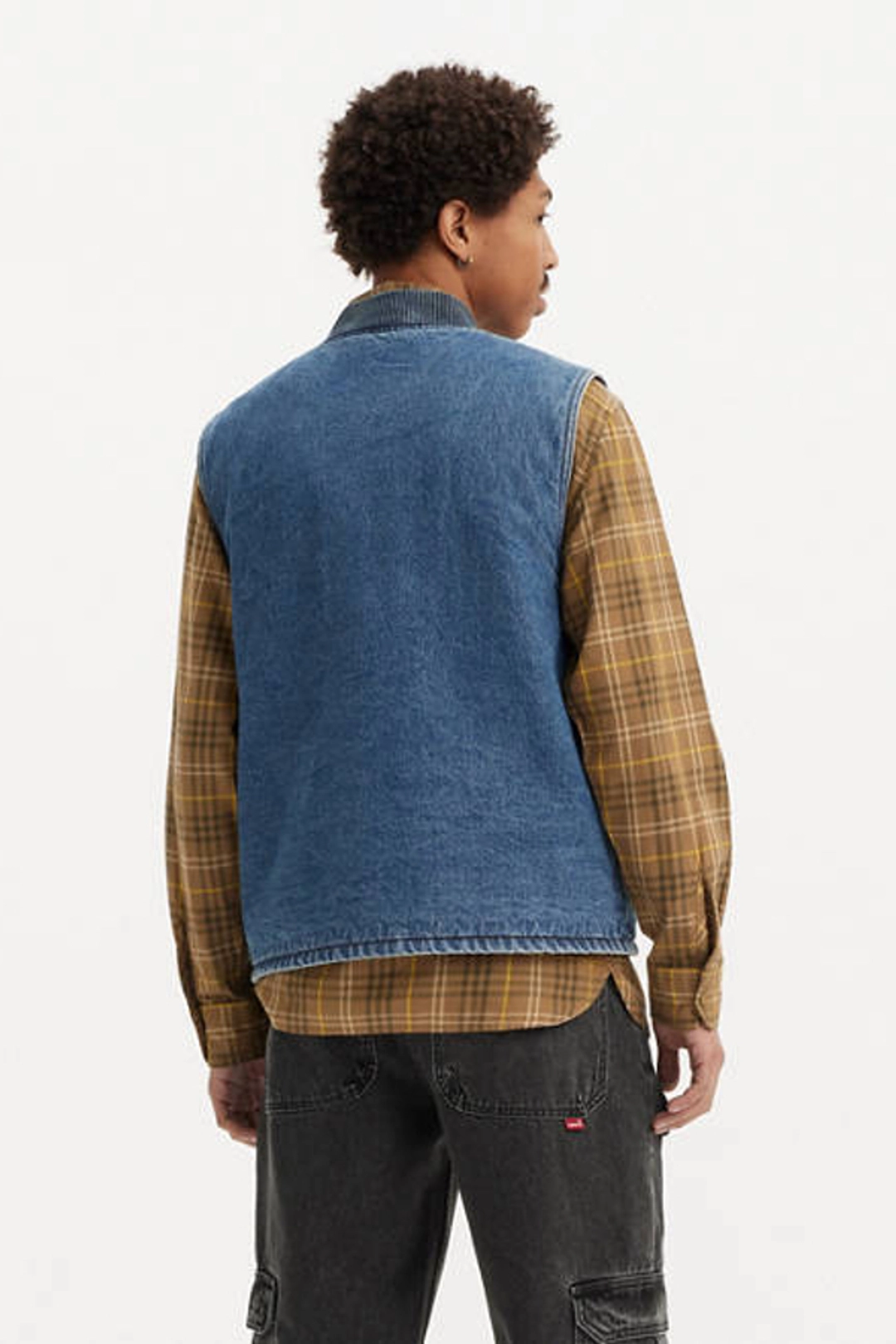 Levi's Veste Sans Manche Sansome - Homme - Noir / Meteorite - XS - 2