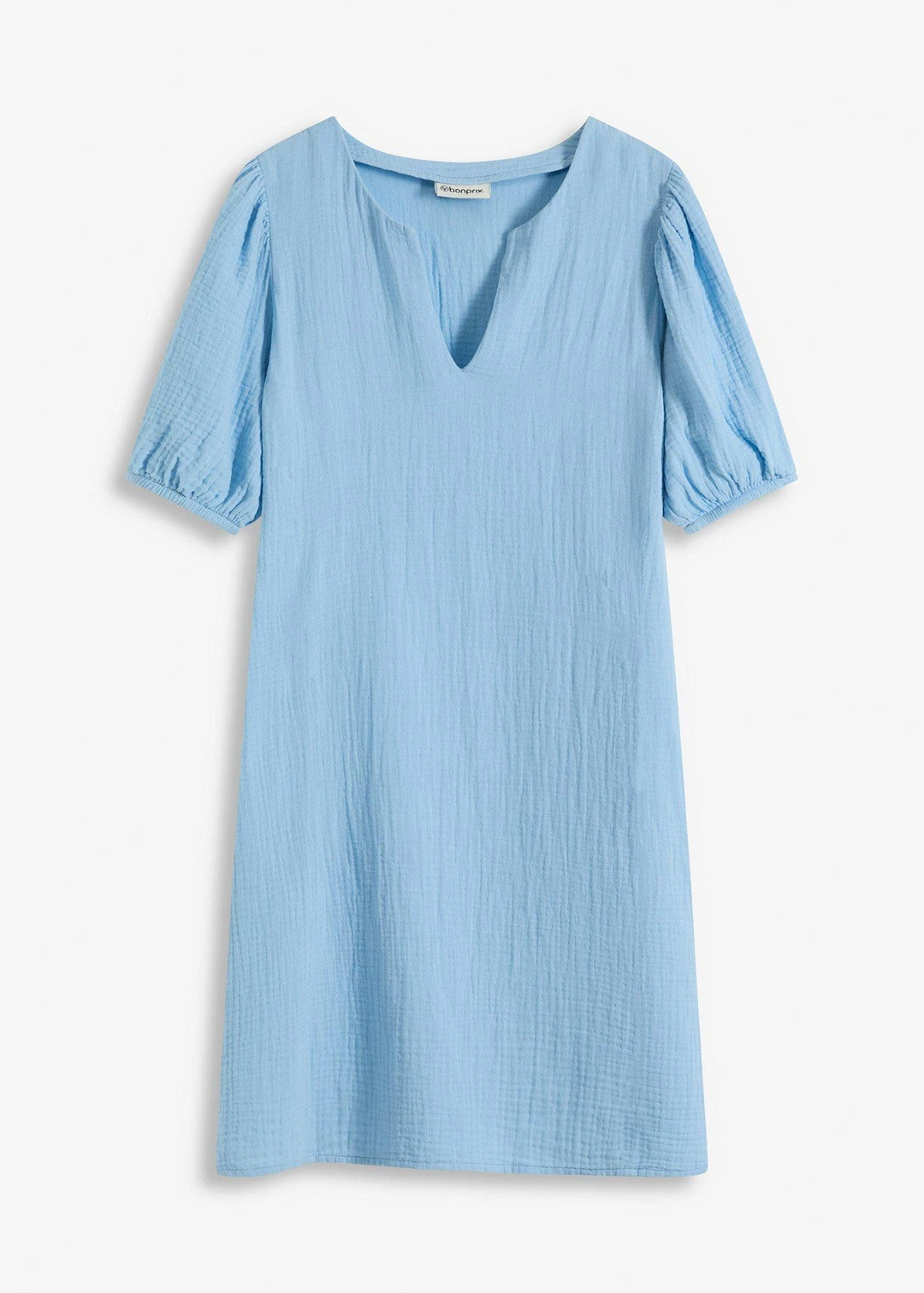 Robe courte en gaze de coton