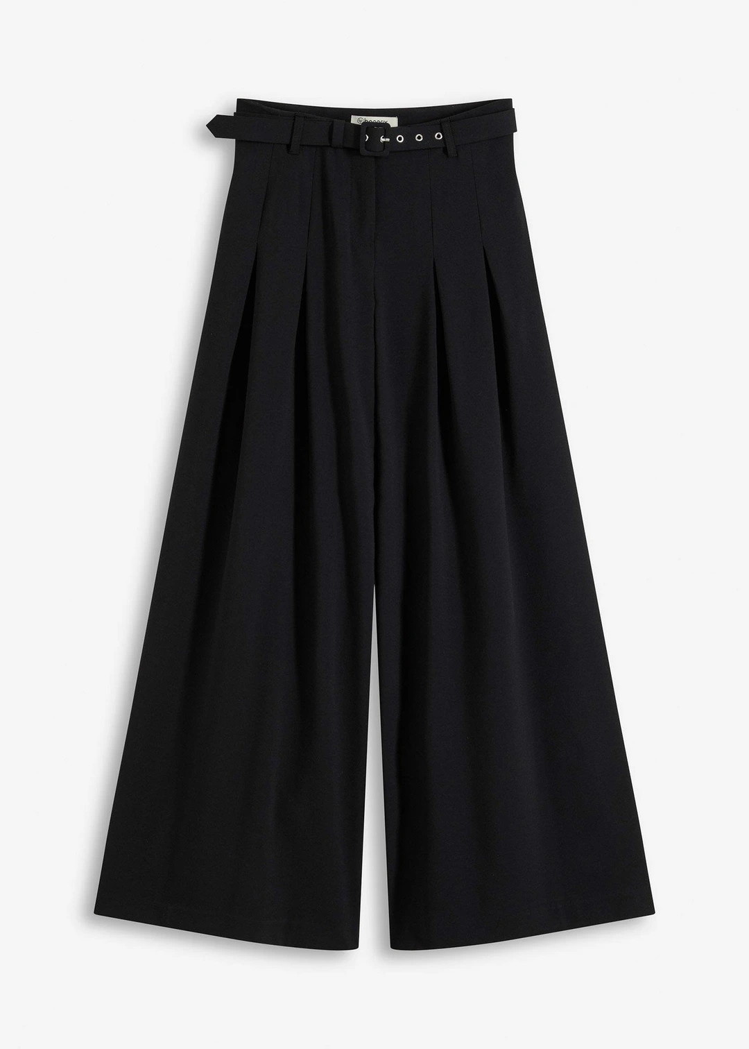 Pantalon à pinces avec ceinture (ens. 2 pces)