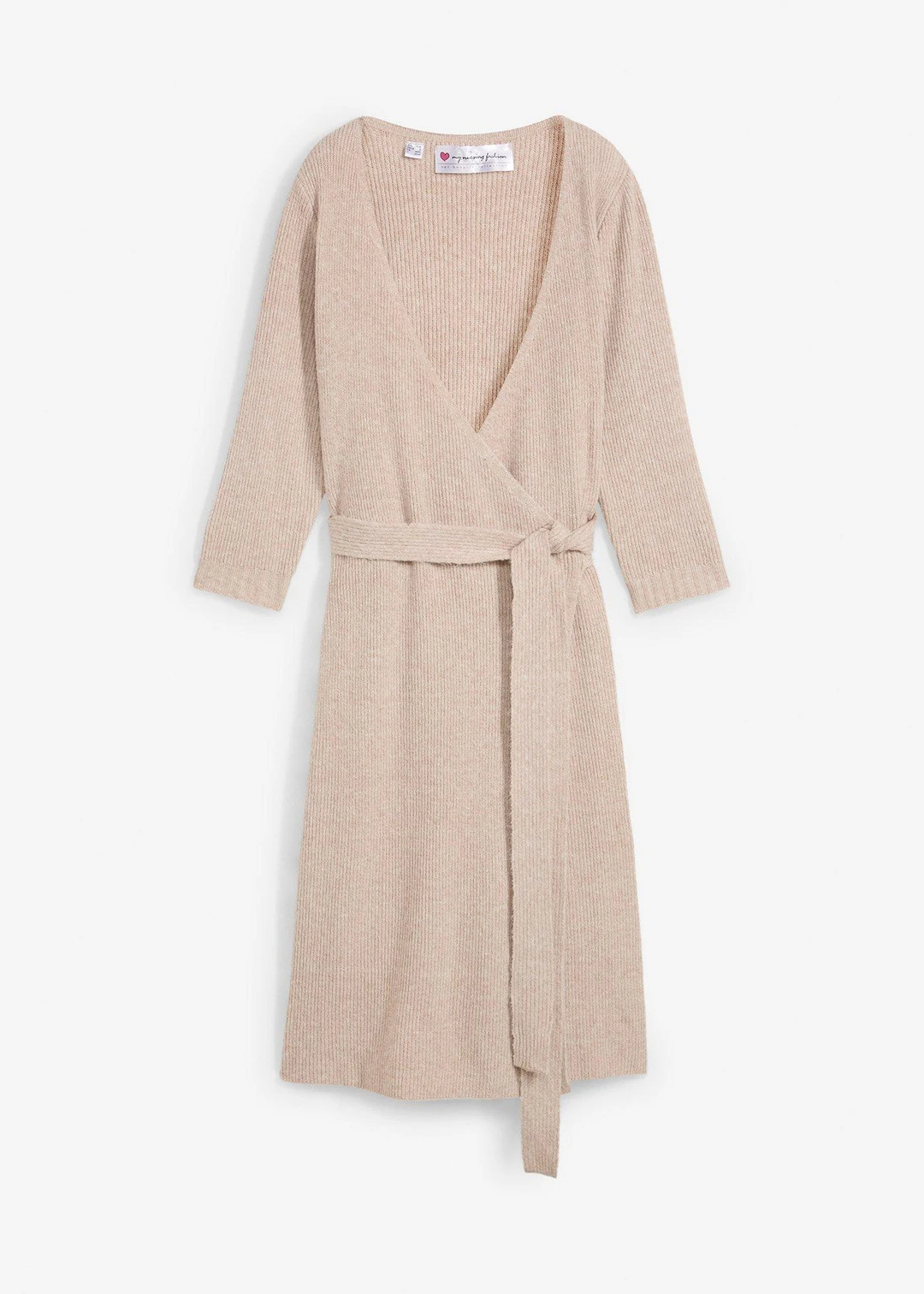 Robe de grossesse/d’allaitement en maille ultra douce à manches 3/4