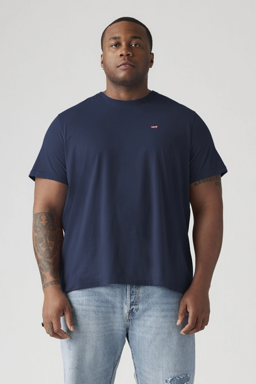 Levi's T Shirt Original Housemark (grandes Tailles) - Homme - Neutral / White + - 5XL