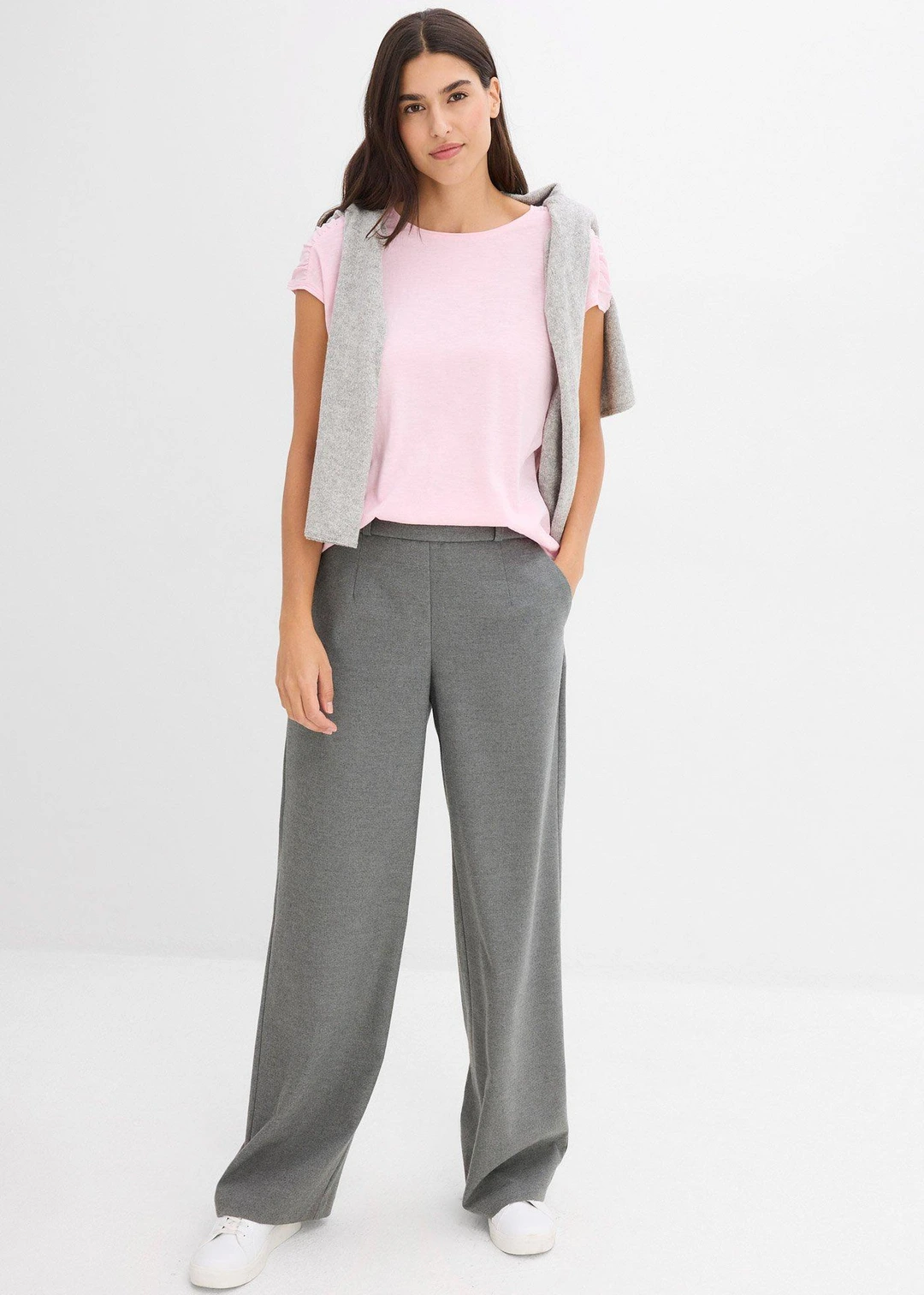 T-shirt boxy, manches courtes - 2