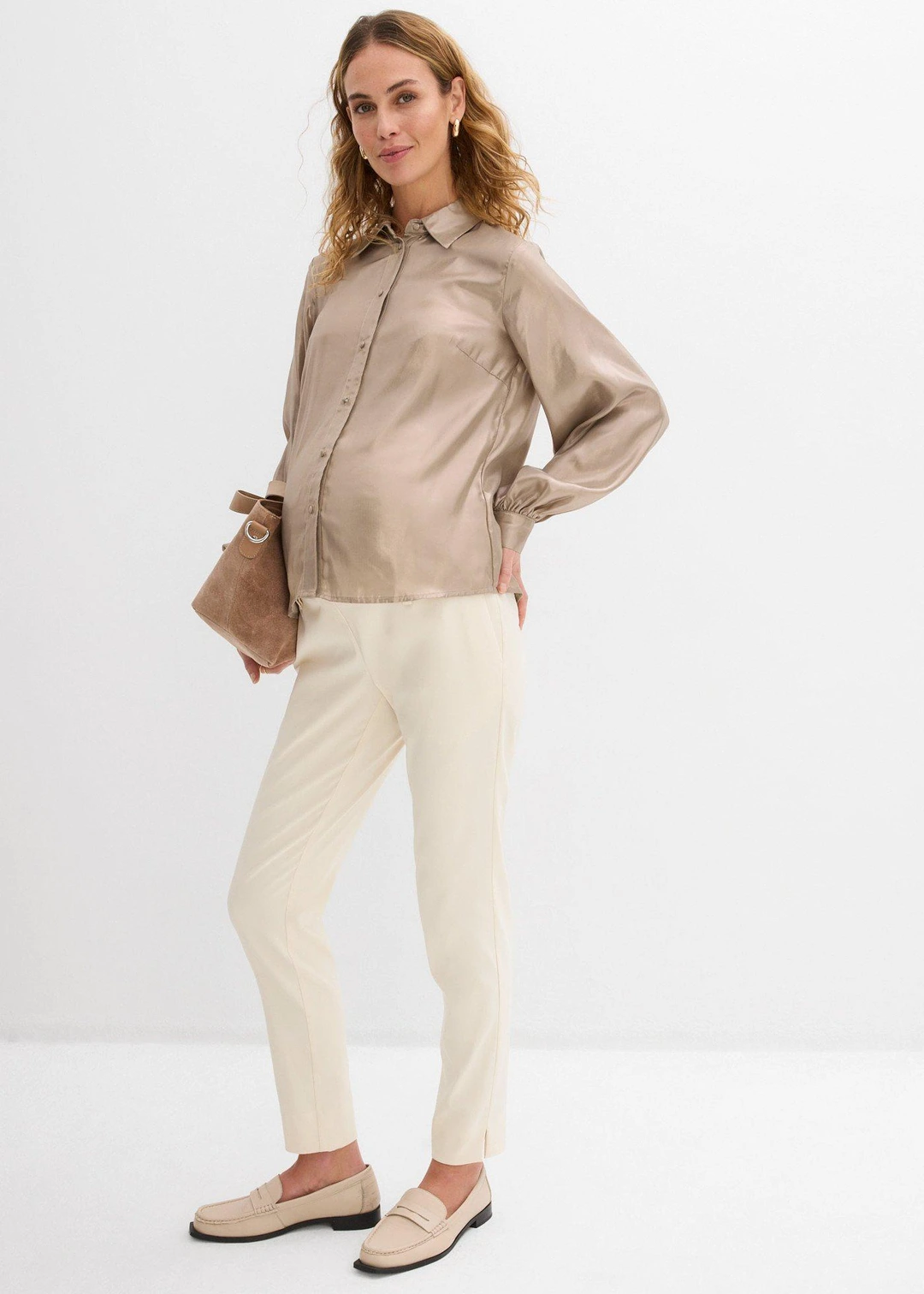Pantalon de grossesse extensible avec jambes fuselées - 2